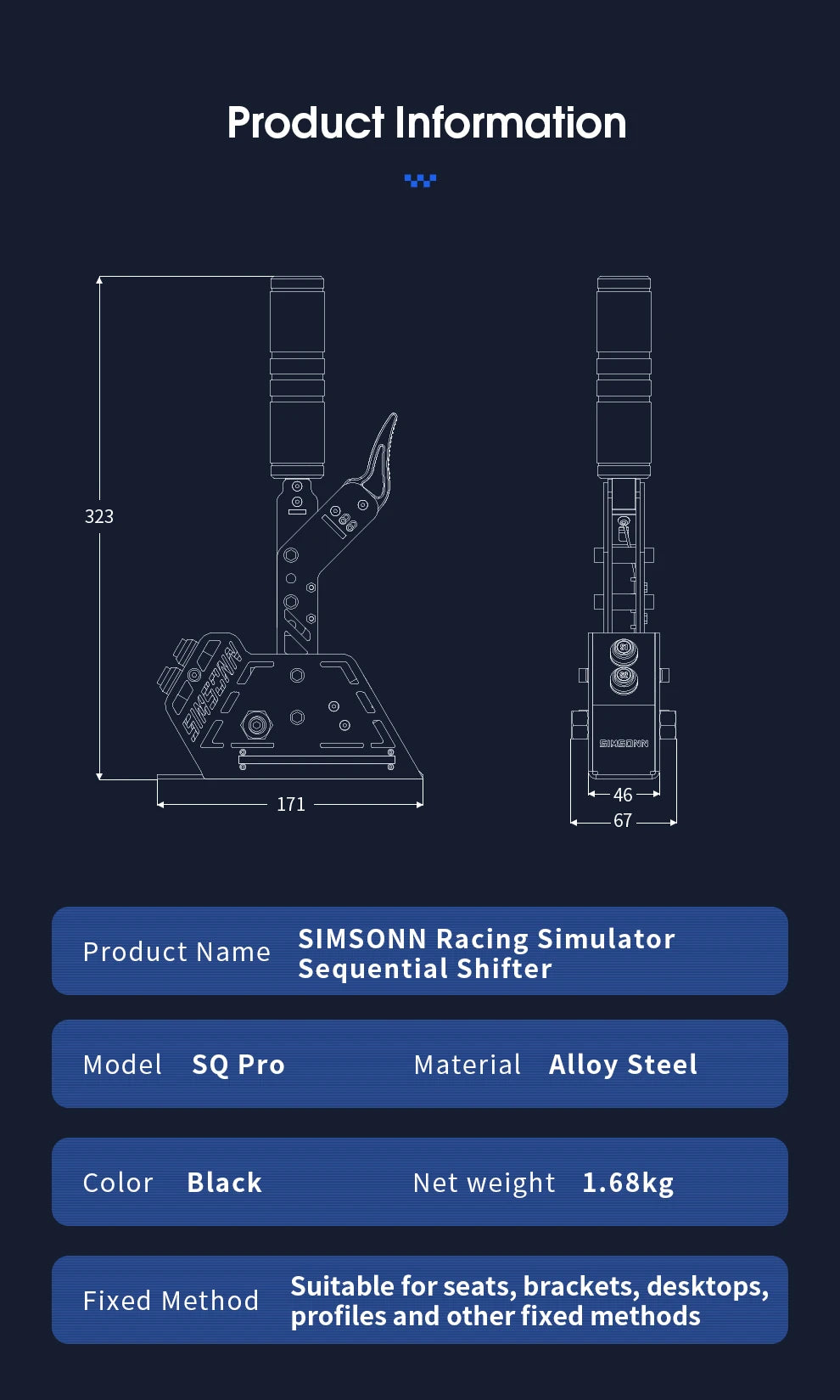 SIMSONN SQ Pro Sim Sequential Shifter