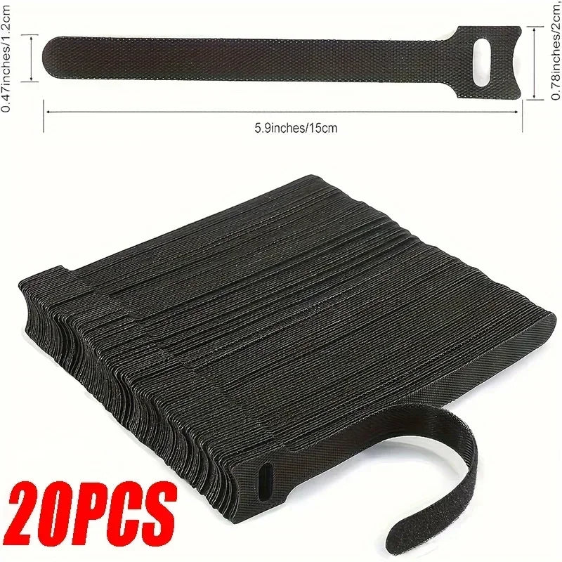 10-100 Reusable Nylon Velcros