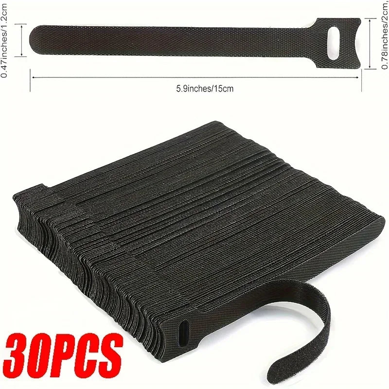 10-100 Reusable Nylon Velcros